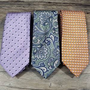 Jos A Bank Mens Neckties Paisley Classic Silk Tie Woven Neck Ties